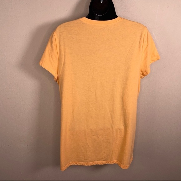 SET OF TWO TEES JUNIORS 19 XXL ORANGE YELLOW VIBRANT CASUAL LIGHTWEIGHT - Picture 13 of 16
